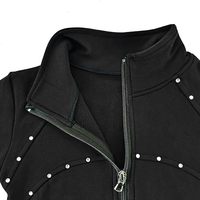 Veste d'entraînement de patinage artistique scintillante pour filles, haut en peluche diamanté, vêtements d'entraînement de patinage de qualité supérieure pour filles