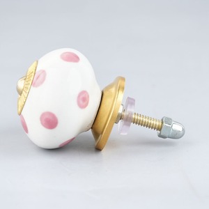 Poignée de commode en céramique et porcelaine moderne de qualité supérieure, décorative pour armoires et tiroirs de chambre et d'hôtel, installation facile - Product Image 1