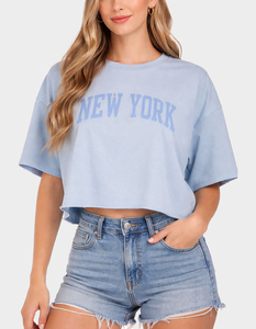 T-shirt court pour femme New York Varsity - Product Image 4