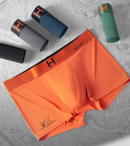 Calzoncillos Boxer de Seda de Hielo para Hombre con Estampado a Cuadros, Antiestáticos, Transpirables y Refrescantes, Precio de Fábrica, Marca Privada Personalizada, Fabricante ODM - Product Image 3