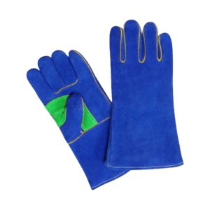 Gants de sécurité en cuir de vachette pleine fleur antidérapants, durables et résistants à la chaleur, avec manchette de protection pour le soudage industriel, le hockey, le barbecue, le travail et les loisirs - Product Image 3
