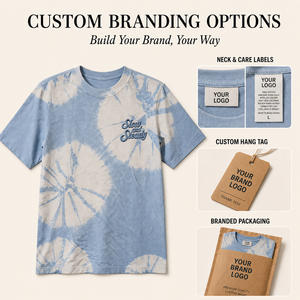 Camiseta Tie Dye Personalizada para Hombre, Camiseta Oversize de Algodón con Lavado Cloud, Estilo Urbano, Fabricante OEM ODM de Marca Privada - Product Image 2