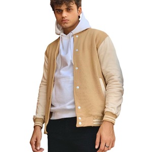 เสื้อแจ็คเก็ตวาร์ซิตี้สไตล์พรีเมียมสำหรับผู้ชาย รับผลิตโลโก้ตามสั่ง ขายส่งจำนวนมาก - Product Image 1