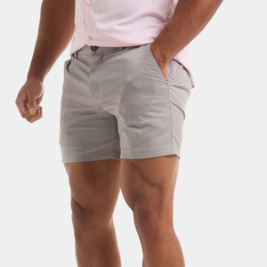 กางเกงขาสั้นผู้ชายแบบสั่งทำขายส่ง – กางเกงขาสั้นลำลองผ้าคอร์ดูรอยกันน้ำ ยืดได้ คุณภาพสูง - Product Image 1