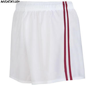 Pantalones Cortos Deportivos Casuales Personalizados OEM de Cintura Media, 100% Poliéster, Impresión Digital Frontal, Transpirables, Ligeros, para Entrenamiento en Equipo - Product Image 5