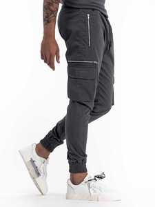 Nouveau pantalon de jogging décontracté tendance, coupe ample avec cordon de serrage à la taille et poche zippée, pantalon de survêtement extensible pour le streetwear - Product Image 6