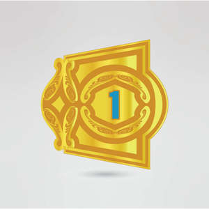 Golden Metal <b>Wrestling</b> Championship Belt with Blue Accents and Custom Text Design Golden metal <b>wrestling</b> belt Blue accent champ - Product Image 3