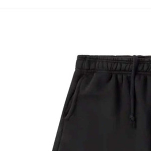 Pantalon de survêtement noir pour homme, taille élastique avec cordon de serrage, style décontracté, en coton tricoté mi-lourd, idéal pour l'automne - Product Image 5