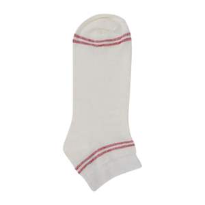 ถุงเท้าข้อสั้นลายทางสีขาวแดงสำหรับผู้ชาย ถุงเท้ากีฬาสำหรับการฝึกซ้อม ระบายความชื้นได้ดี บุนวมอย่างดี สปอร์ต - Product Image 2