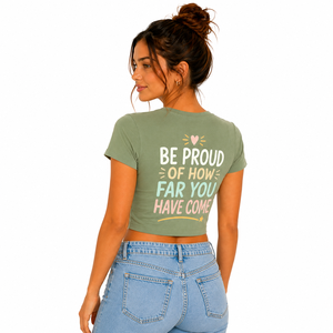 Premium Plain Slim Fit Soft <b>Crop</b> <b>Top</b> Short Sleeve Lettering Print Crewneck T Shirt Retro Streetwear Activewear Gym Base Layering - Product Image 6