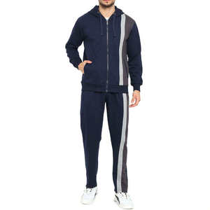 <b>Top</b> Manufacturer's New Arrival Men's Breathable Solid Plus Size Tracksuit Casual Outdoor Winter Set in Multi-Color Options - Product Image 1