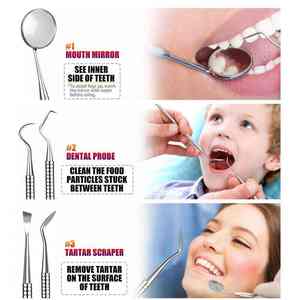 Kit Dental de 6 Piezas, Herramientas Profesionales Personalizadas para Limpieza y Relleno de Dientes, Equipo Dental Compuesto de Dentavex - Product Image 3