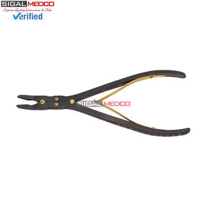 Juego de Instrumentos Quirúrgicos Leksell Stille Rongeur, Reutilizables, de Acero Inoxidable con Recubrimiento Negro, Cortador de Huesos Ortopédico - Product Image 3