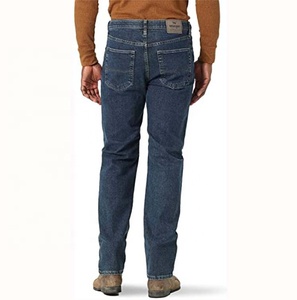 Vaqueros ajustados personalizables para hombre, estilo rasgado, talla grande, a la moda, con botones, de mezclilla, directo de fábrica, largos. - Product Image 3