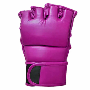 Hot Sale Customizable Leather MMA <b>Gloves</b> <b>Moisture</b> Wicking Lace-Up Closure for Wrist Support for Martial Arts Boxing - Product Image 6