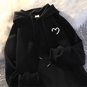 Sweat-shirts à capuche pour femmes adultes, tricotés, imprimés papillon, anti-boulochage, doublés, 100% polyester, avec cordon de serrage et fermeture éclair, manches longues - Product Image 3