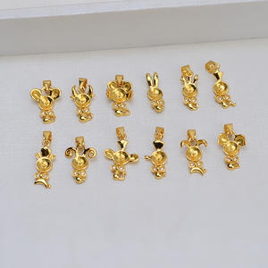 Accessoires de bijouterie en argent 925 à faire soi-même, pendentifs du zodiaque : Rat, Bœuf, Tigre, Lapin, Dragon, Serpent, Cheval, Mouton, Singe, Poulet, Chien, Cochon - Product Image 4