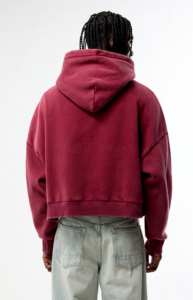 เสื้อฮู้ดซิปแบบมีซิป แต่งลายปักตัวอักษรแบบดิบๆ สไตล์ Y2K พร้อมดีเทลประดับหมุด ผ้าคอตตอนพรีเมียม 100% หนานุ่ม ซักแล้วดูเก๋ สตรีทแวร์ - Product Image 4