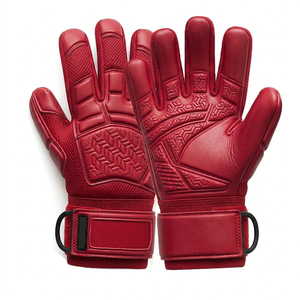Gants de gardien de but de football en cuir PU imperméables et légers, personnalisables avec logo, respirants, support OEM pour l'entraînement - Product Image 1