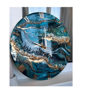 Unique Resin Modern Design <b>Digital</b> Wall <b>Clock</b> with Needle Display and Quartz Movement Affordable for Home Decor and Gifts - Product Image 6