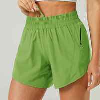 Nouveaux shorts de course actifs confortables à séchage rapide et extensibles avec tissu doux, taille élastique et design antidérapant pour femmes