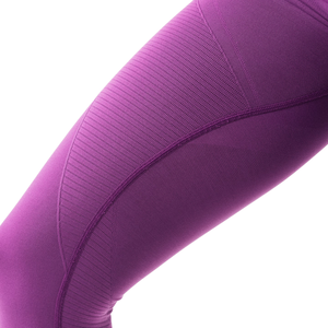 Purple Women's High Rise Stretch <b>Leggings</b> Lightweight Athletic <b>Workout</b> Pants for Running Yoga Gym Fitness Training - Product Image 5