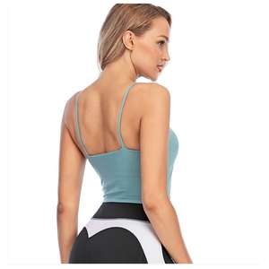 Soutien-gorge de sport sexy pour femmes, vente en gros, personnalisable avec logo, sans couture, pour la gym, le fitness et le yoga - Product Image 2