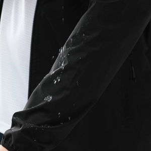 เสื้อแจ็คเก็ตกันลม ODM แบบสั่งทำพิเศษสำหรับผู้ชาย สีพื้น ผ้าไนลอน กันน้ำ แฟชั่นลำลองสำหรับใส่กลางแจ้ง สไตล์สตรีทแวร์ - Product Image 6