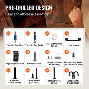 Litière pour chat dissimulée, grande, avec 3 étagères de rangement, meuble de toilette pour chat en bois, convient à la plupart des litières, 33,5 po x 19,3 po x 58,7 po - Product Image 5