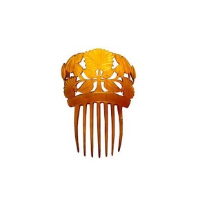 Peigne en corne de buffle naturelle de haute qualité, fait main, style français, avec texture naturelle, pour démêler et coiffer les cheveux - Product Image 3