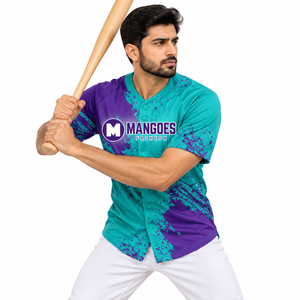 Maillot de baseball unisexe pour adultes, personnalisable, tailles S-3XL, en polyester, imprimé numériquement, respirant, avec numéros d'équipe, grandes tailles - Product Image 2
