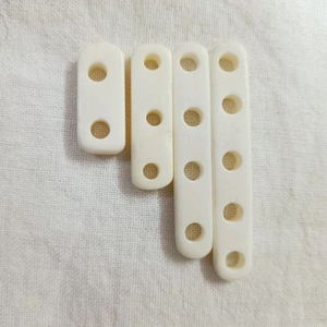 Separadores de Hueso Naturales Hechos a Mano con Forma Rectangular de 4 Agujeros, Cuentas Blancas con Temática Animal para Creaciones de Joyería de Uso Diario - Product Image 6