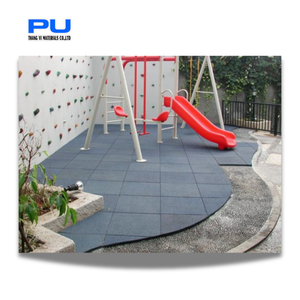 Dalles de sol en caoutchouc SBR/EPDM antidérapantes à emboîtement carrées, granulés, épaisseur 15-30 mm, garantie 3 ans pour les applications de gymnase en extérieur - Product Image 3