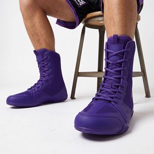 Chaussures de boxe légères, chaussures d'entraînement athlétiques, cuir PU, écologiques, respirantes, équipement de sport protecteur, OEM, qualité supérieure - Product Image 2