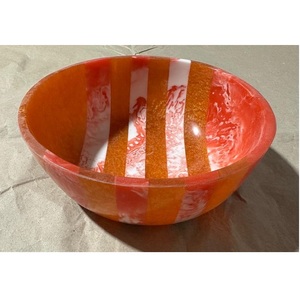 Cuencos redondos de resina esmaltada de dos tonos estilo nórdico para servir postres, cuencos pequeños para uso en restaurantes, cuencos de cerámica para la cena. - Product Image 3