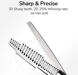Tijeras Profesionales para Adelgazar el Cabello, de Acero Inoxidable, para Barbería y Salón, Herramientas de Peluquería - Product Image 3