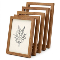 Cadre photo en bois naturel de qualité supérieure 8x10 11x14 avec verre véritable pour une décoration rustique de la maison