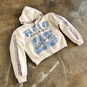 Sudadera con Capucha Moderna con Detalles de Pedrería, Corte Regular, Estilo Urbano, Sudadera con Gráficos Personalizados, Ecológica, para Hombre - Product Image 2