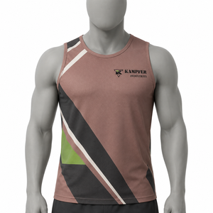 Débardeur de sport pour homme, coupe ajustée, sans manches, pour musculation et entraînement, débardeurs respirants pour homme - Product Image 1