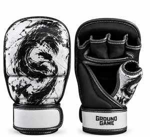 ถุงมือ MMA หนังแท้รุ่นล่าสุดจาก TANVEX ป้องกันมืออย่างปลอดภัย สายรัดข้อมือปรับได้ ระบายอากาศได้ดี เหมาะสำหรับศิลปะการต่อสู้และมวย - Product Image 2