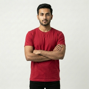 T-shirt en jersey de coton respirant haute densité pour les collections de mode estivale - Product Image 4