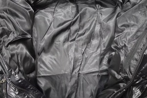 Custom Logo Wholesale Shiny Metallic Puffer <b>Jacket</b> <b>Waterproof</b> Quick Dry Thick Unisex Hooded Winter Warm Polyester Wadding - Product Image 6
