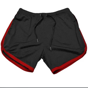 Bañadores de hombre personalizados de diseño urbano, de tela elástica impermeable, de secado rápido, con estampado liso, al por mayor para surf - Product Image 1