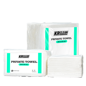Lingettes sèches personnalisables en tissu non tissé Spunlace, 50% viscose, écologiques, de haute qualité, pour le soin personnel et le nettoyage des mains Krclean - Product Image 1