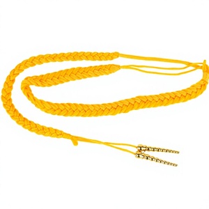 Wholesale Parade Uniform Shoulder Aiguillette Custom Color <b>Braided</b> Ceremonial Cords with Ferrules Dress Uniform Supply - Product Image 4