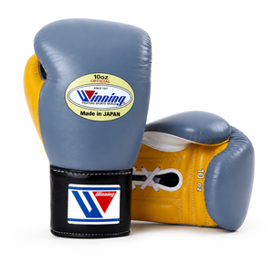 Winning Boxing <b>Gloves</b> Cowhide Leather Boxing <b>Gloves</b> Lace-Up Closure Stretch Breathable Training Sparring MMA Adult Use - Product Image 1