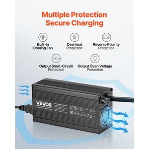 Caricabatterie intelligente 12V 20A al litio 14.6V AC-DC LiFePO4 per auto RV - Product Image 5