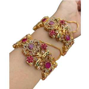 Women's Artificial <b>Bangles</b> Luxury Crystal Bracelet Collection Fashion Jewelry <b>Sets</b> Wedding Engagement Gift Design - Product Image 1
