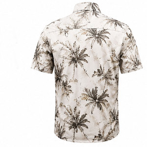 เสื้อเชิ้ตแฟชั่นพิมพ์ลายสำหรับผู้ชาย ผ้าคอตตอนผสมระบายอากาศได้ดี พร้อมตะเข็บเย็บคุณภาพทนทาน - Product Image 2