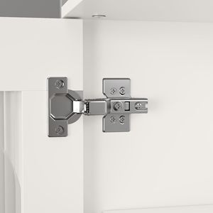 Mobile scarpiera moderna a L con seduta imbottita e porta in vetro, organizer per ingresso o corridoio - Product Image 5